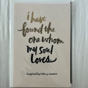 Inspirational Love Quote Birthday Card